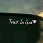Trust God Mirror Decal